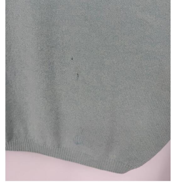 Loulou Studio Cashmere Sweater in Blue Ice Melange Size Medium Oversized Boxy - Picture 4 of 10